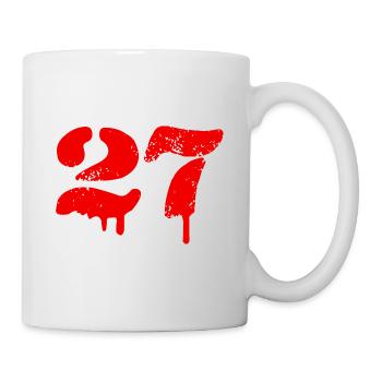 Symbole numérique 27 - Mug blanc - blanc - Droite