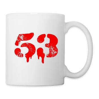 53 Number Symbol - Mug - white - Right