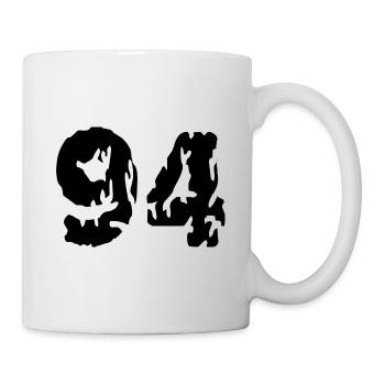 94 Number jersey - Mug - white - Right