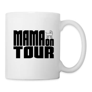 Maman en tournée - Mug blanc - blanc - Droite
