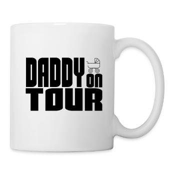 Daddy on Tour - Papa unterwegs - Tasse - Weiß - Rechts