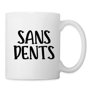 sans dents - Mug blanc - blanc - Droite
