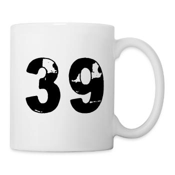 39 Number jersey - Mug - white - Right