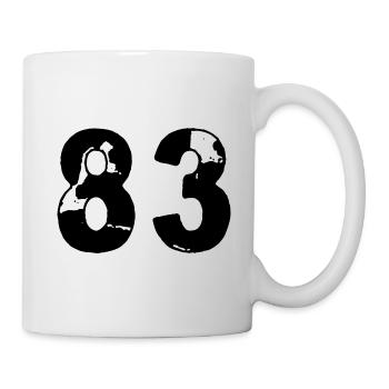 83 Number jersey - Mug - white - Right