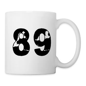 89 Number jersey - Mug - white - Right