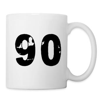 90 Number jersey - Mug - white - Right