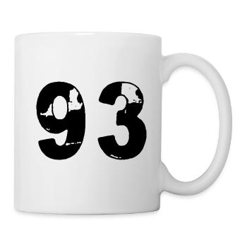 93 Number jersey - Mug - white - Right