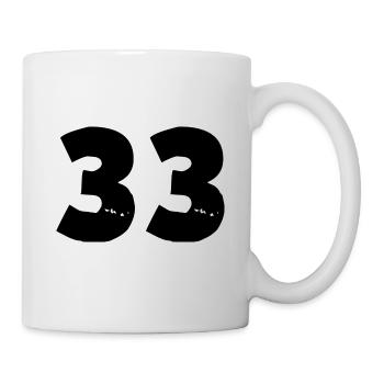 33 number - Mug - white - Right