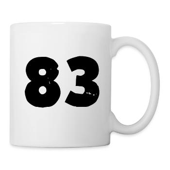83 number - Mug - white - Right