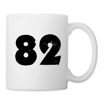 82 number - Mug - white - Right