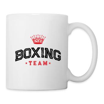 Équipe de boxe - Mug blanc - blanc - Droite