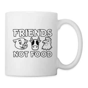 Friends not Food - Mug - white - Right