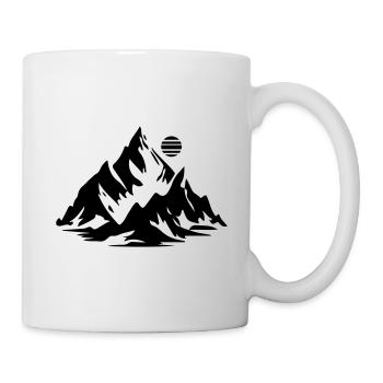 Berge Symbol Mountains - Mug - white - Right