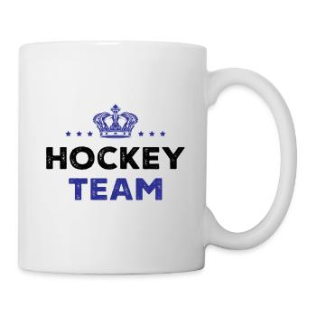 Équipe de hockey - Mug blanc - blanc - Droite