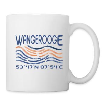 Wangerooge GPS coordinates - Mug - white - Right