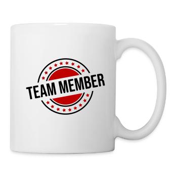 Membres de l’équipe - Mug blanc - blanc - Droite
