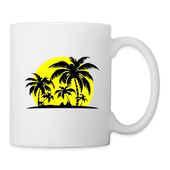 Island Summer Palm Beach - Mug - white - Right