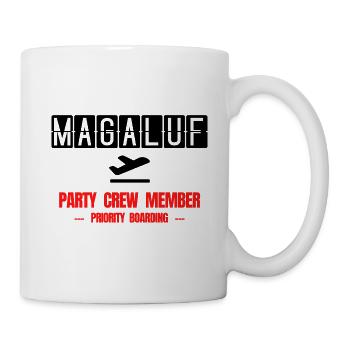 Membre de l’équipage de la fête Magaluf - Mug blanc - blanc - Droite