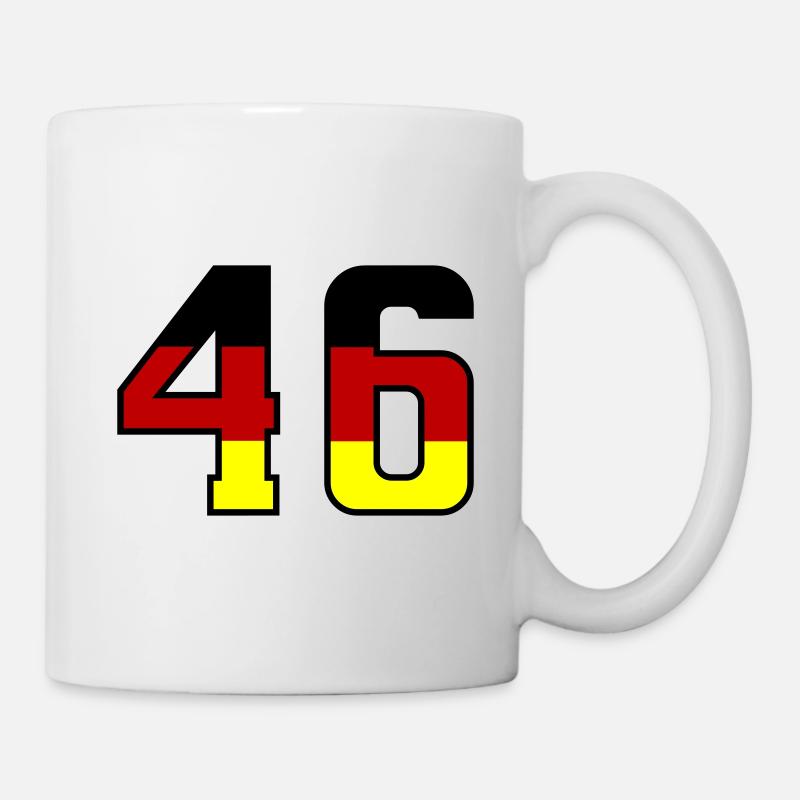 46 Number symbol Germany - Mug - white