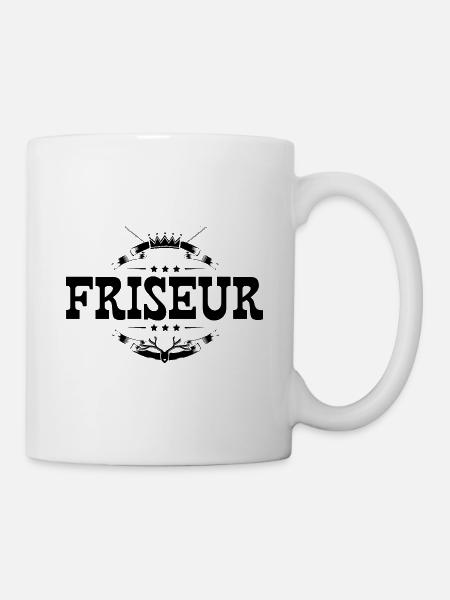Friseur Beruf - Tasse - Weiß