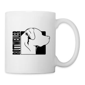 Rottweiler Profil Chiens Chien Wilsigns - Mug blanc - blanc - Droite