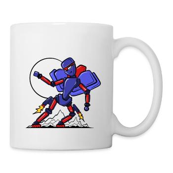 Roboter für unterwegs - Tasse - Weiß - Rechts