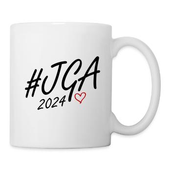 Enterrement de vie de garçon 2024 Voyage de cœur de célibataire - Mug blanc - blanc - Droite