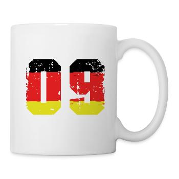 9 Number Germany Jersey - Mug - white - Right
