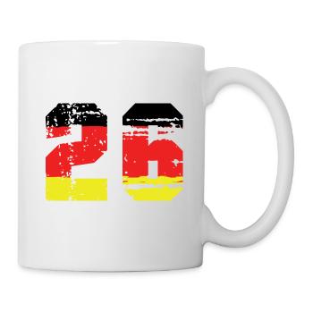 26 Number Germany Jersey - Mug - white - Right