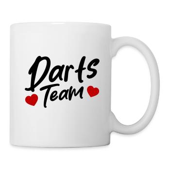 Darts Team - Tasse - Weiß - Rechts