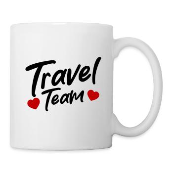 Équipe de voyage - Mug blanc - blanc - Droite
