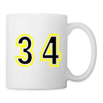 34 Number College - Mug - white - Right