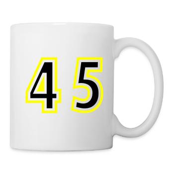 45 Number College - Mug - white - Right