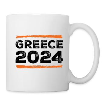 Greece 2024 Spruch - Tasse - Weiß - Rechts