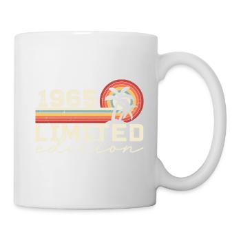 Jahrgang 1965 Retro 1965 Jubiläumsgeschenk - Tasse - Weiß - Rechts