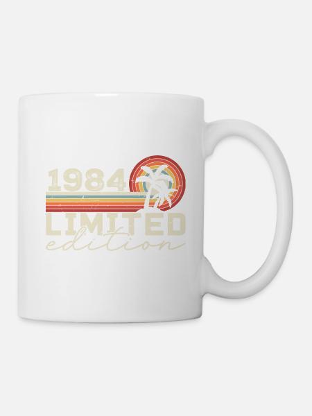Vintage 1984 Cadeau Anniversaire 1984 Retro 1984 - Mug blanc - blanc