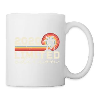 Jahrgang 2020 Retro 2020 Jubiläumsgeschenk - Tasse - Weiß - Rechts