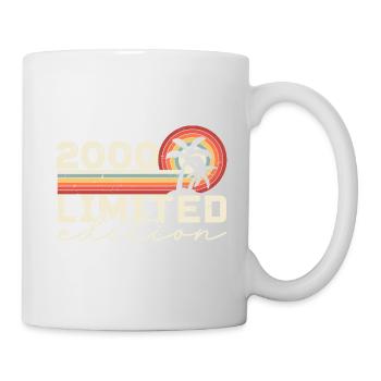 Vintage 2000 Retro 2000 Jubiläumsgeschenk - Tasse - Weiß - Rechts