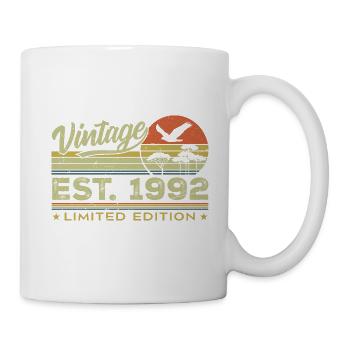 Vintage 1992 Awesome Since 1992 Gift 1992 Retro - Mug - white - Right