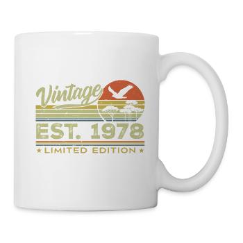 Vintage 1978 Awesome Since 1978 Gift 1978 Retro - Mug - white - Right