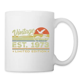 Vintage 1973 Awesome Since 1973 Gift 1973 Retro - Mug - white - Right