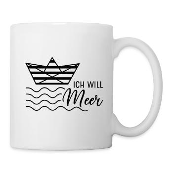 Joie de vivre maritime design - Mug blanc - blanc - Droite