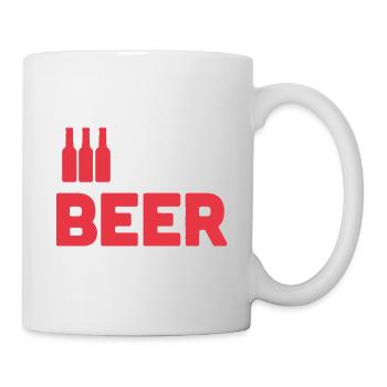 Bierliebhaber - Tasse - Weiß - Rechts