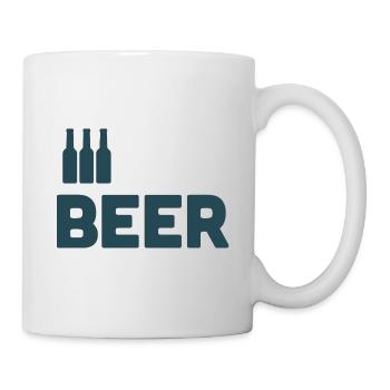 Bierliebhaber - Tasse - Weiß - Rechts