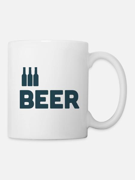 Bierliebhaber - Tasse - Weiß