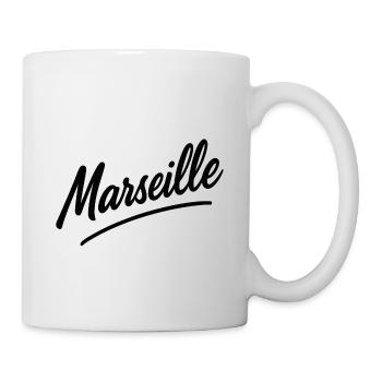 Marseille Script Schwung - Tasse - Weiß - Rechts