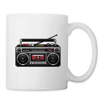 Retro Boombox Graphic - Mug - white - Right