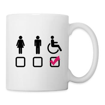 behinderter_f2 - Mug - white - Right