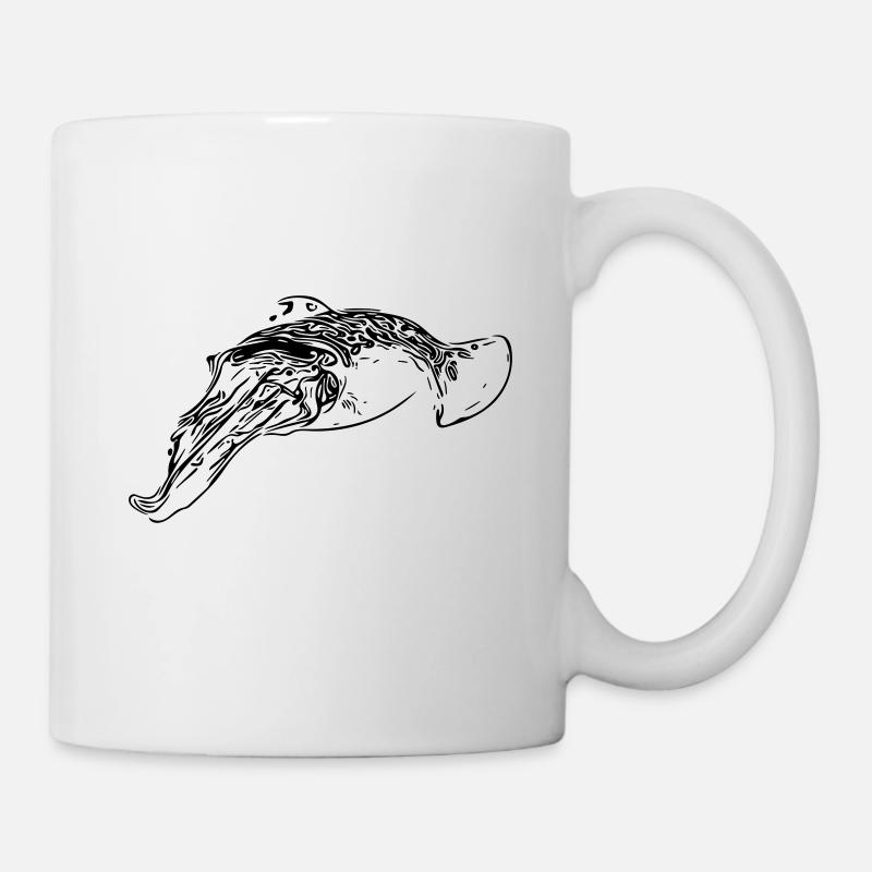seiche - Mug blanc - blanc
