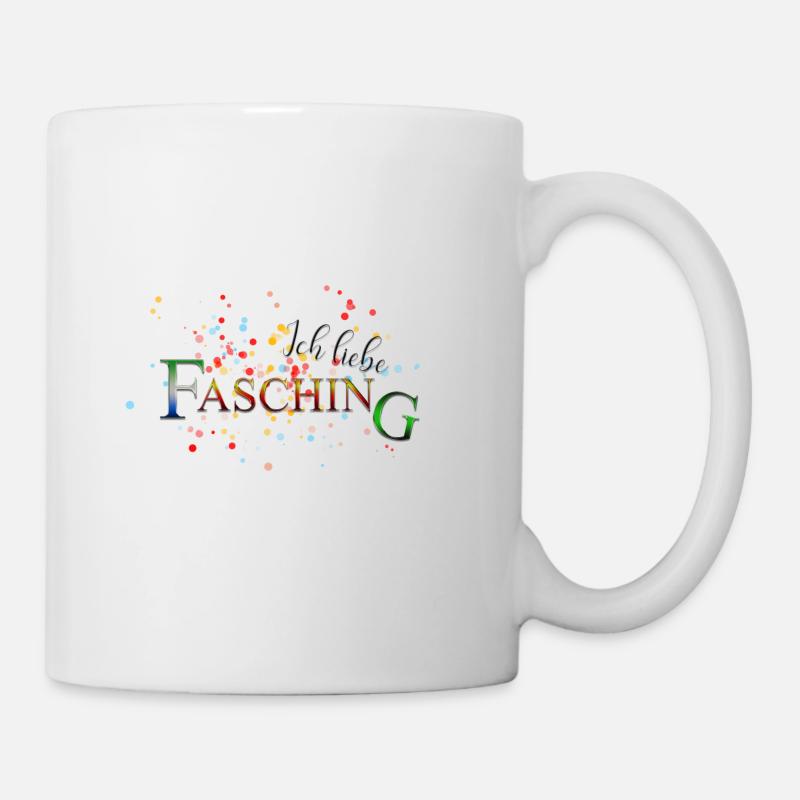Fasching - Tasse - Weiß